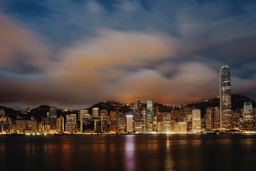 Hong Kong Lights Cityscape at night architecture rooftop urbex